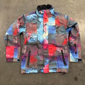 y2k‎ Quiksilver colorblock ski jacket
